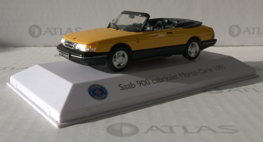 Saab 900 Cabriolet Monte Carlo 1991 Series " Car Museum " M = 1:43 from Atlas 
